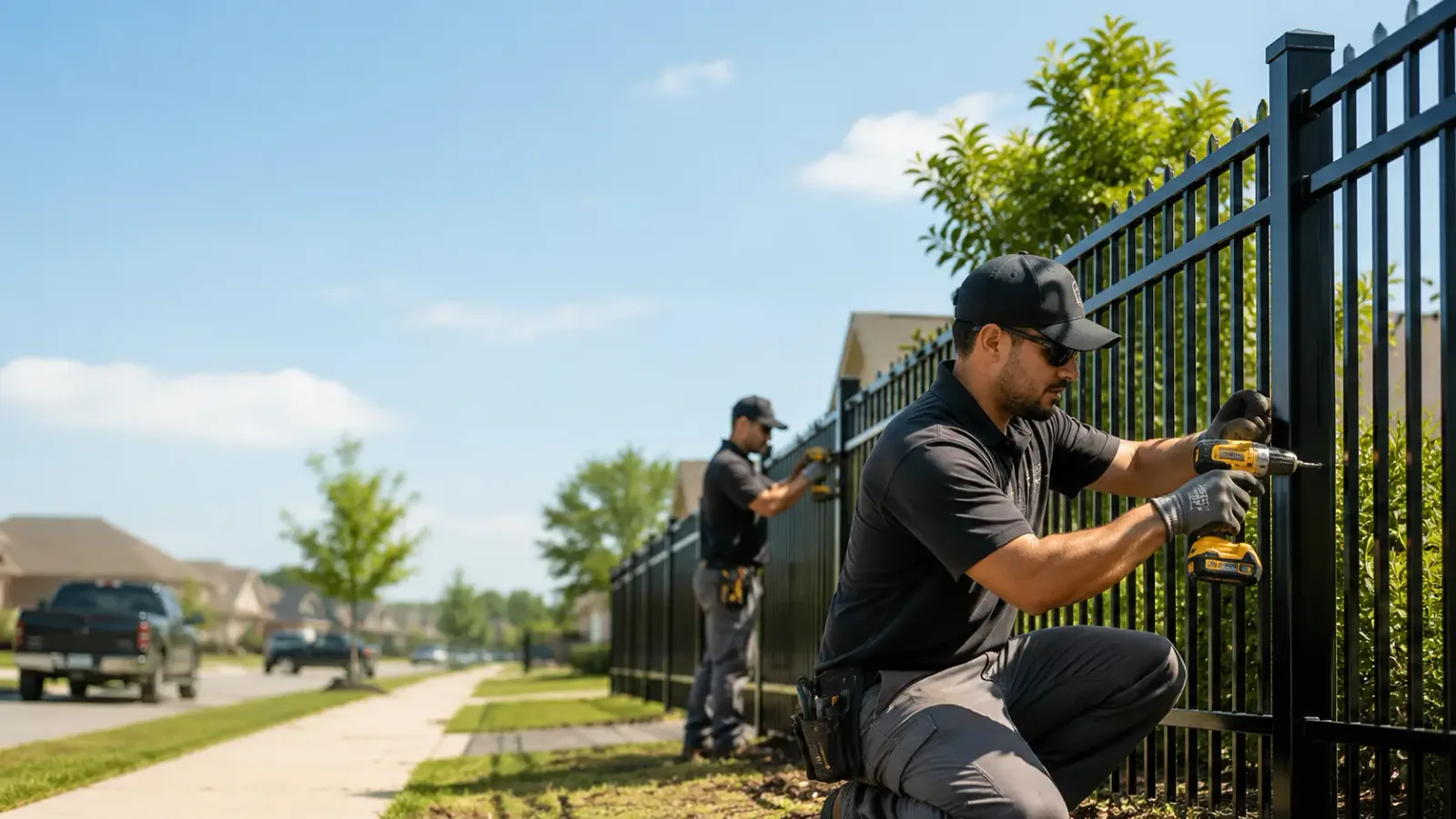 Metal Fence Installation in Davis, NC